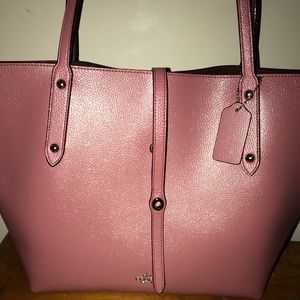 Coach glitter market tote bag